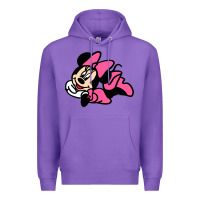 Purple Minnie Mouse Premium Hoodie - CowhideDigitalArt