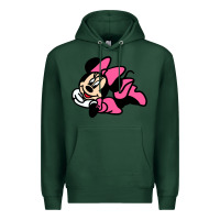 Sports Green Minnie Mouse Premium Hoodie - CowhideDigitalArt