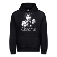 Black Jim Morrison Urban Hoodie - trangStudio