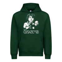 Forest Green Jim Morrison Urban Hoodie - trangStudio