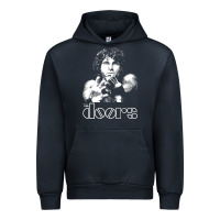 Navy Jim Morrison Urban Hoodie - trangStudio