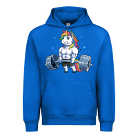 Cobalt Unicorn Weightlifting T Fitness Gym Deadlift Rainbow Gifts Party Men W Urban Hoodie - trangStudio