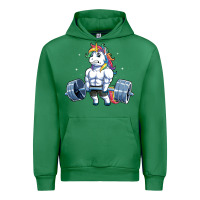 Emerald Unicorn Weightlifting T Fitness Gym Deadlift Rainbow Gifts Party Men W Urban Hoodie - trangStudio