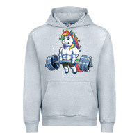 Heather Grey Unicorn Weightlifting T Fitness Gym Deadlift Rainbow Gifts Party Men W Urban Hoodie - trangStudio
