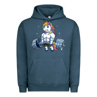 Unicorn Weightlifting T Fitness Gym Deadlift Rainbow Gifts Party Men W Urban Hoodie | Teevron