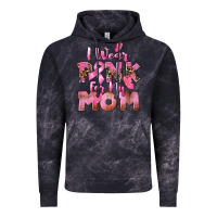 Cloud Black i wear pink for my mom Vintage Hoodie - CowGirlArtShop