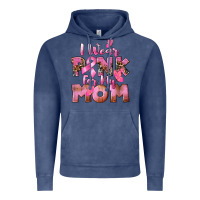 Vintage Denim i wear pink for my mom Vintage Hoodie - CowGirlArtShop