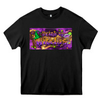 Black drink up witches Heavy Core Tee - BarkalooDesign
