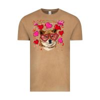 Vintage Camel valentine's shiba inu Vintage Tee - RanaPortraitStore