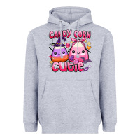 Heather Grey candy corn cutie Heavyweight Hoodie - BarkalooDesign