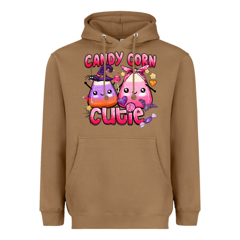 Candy Corn Cutie Heavyweight Hoodie by BarkalooDesign | Teevron