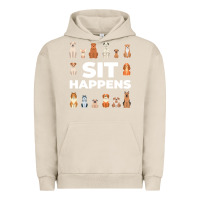 Pigment French Oak Dog Funny S It Happens Pet Sitting Design Urban Hoodie - trangStudio