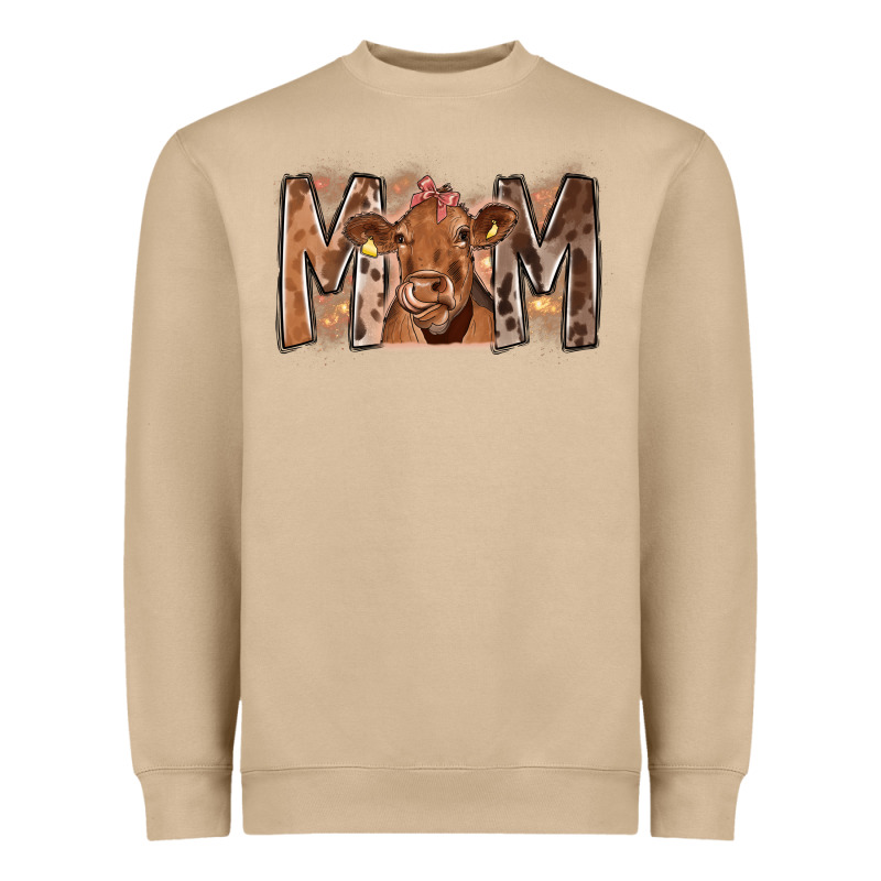 Rodeo Mom Cow Heavyweight Sweatshirt by CowhideDigitalArt | Teevron