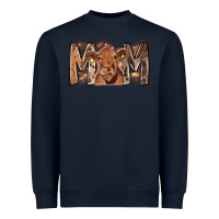 Navy Rodeo Mom Cow Heavyweight Sweatshirt - CowhideDigitalArt