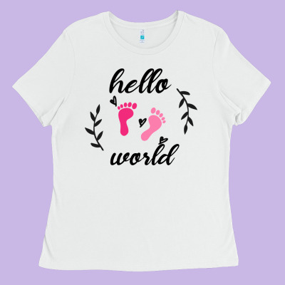 Hello World Ladies Tee Designed By Bettercallsaul