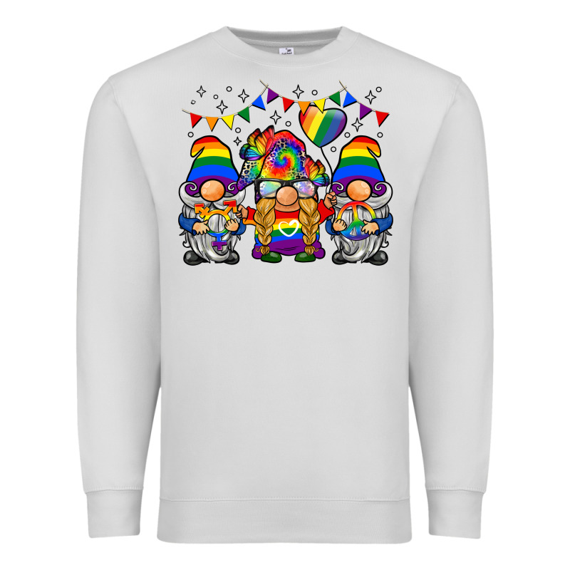 Lgbtq Gnome Premium Sweatshirt by BarkalooDesign | Teevron