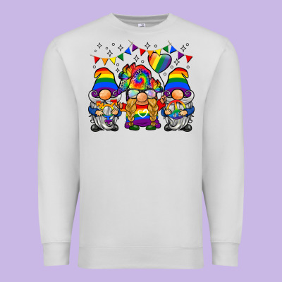 Lgbtq Gnome Premium Sweatshirt Designed By Barkaloodesign
