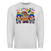Dove Grey lgbtq gnome Premium Sweatshirt - BarkalooDesign