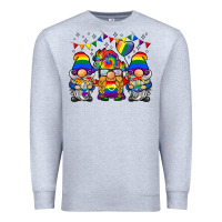 Heather Grey lgbtq gnome Premium Sweatshirt - BarkalooDesign