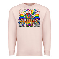 Pale Pink lgbtq gnome Premium Sweatshirt - BarkalooDesign
