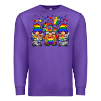 Purple lgbtq gnome Premium Sweatshirt - BarkalooDesign
