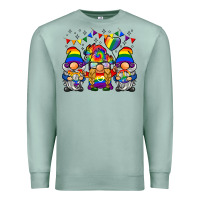 Seafoam lgbtq gnome Premium Sweatshirt - BarkalooDesign