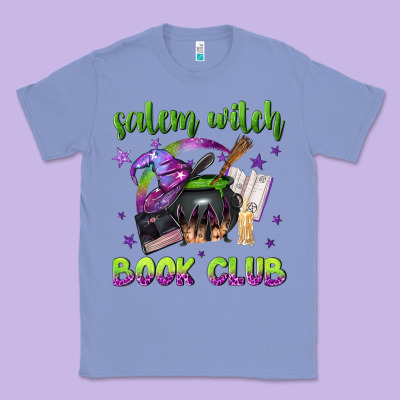 Salem Witch Book Club Classic Tee Designed By Nancycooperartshop