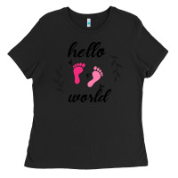 Black Hello world Ladies Tee - Bettercallsaul