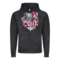 Vintage Black find a cure cancer awareness Vintage Hoodie - CowGirlArtShop
