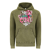Vintage Olive find a cure cancer awareness Vintage Hoodie - CowGirlArtShop