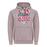 Vintage Zinc find a cure cancer awareness Vintage Hoodie - CowGirlArtShop