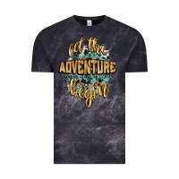 Cloud Black let the adventure begin 2024 Vintage Tee - CowGirlArtShop