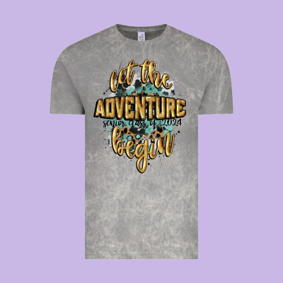 Let The Adventure Begin 2024 Vintage Tee Designed By Cowgirlartshop
