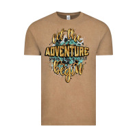 Vintage Coffee let the adventure begin 2024 Vintage Tee - CowGirlArtShop