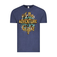 Vintage Denim let the adventure begin 2024 Vintage Tee - CowGirlArtShop