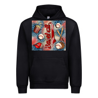 Black baseball Urban Hoodie - AdoDesignShop