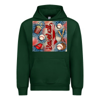 Forest Green baseball Urban Hoodie - AdoDesignShop