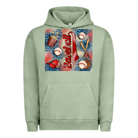 Pigment Oil Green baseball Urban Hoodie - AdoDesignShop