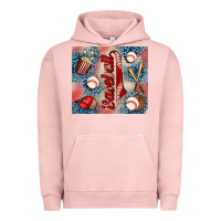 Pigment Salmon baseball Urban Hoodie - AdoDesignShop