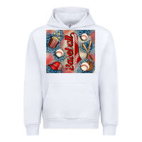 White baseball Urban Hoodie - AdoDesignShop
