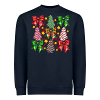 Christmas Cake Bow Heavyweight Sweatshirt | Teevron