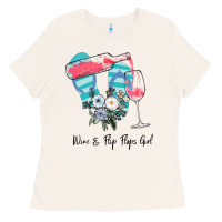 Bone Wine Flip Flops Girl Ladies Tee - Bettercallsaul