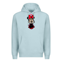 Blue Mist Minnie Mouse Premium Hoodie - CowhideDigitalArt