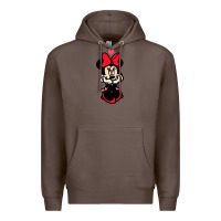 Coffee Minnie Mouse Premium Hoodie - CowhideDigitalArt