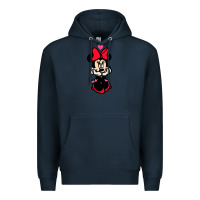 Navy Minnie Mouse Premium Hoodie - CowhideDigitalArt