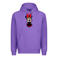 Purple Minnie Mouse Premium Hoodie - CowhideDigitalArt