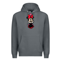 Rock Minnie Mouse Premium Hoodie - CowhideDigitalArt