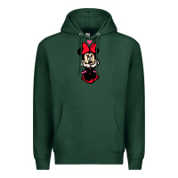 Sports Green Minnie Mouse Premium Hoodie - CowhideDigitalArt