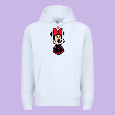 Minnie Mouse Premium Hoodie Designed By Cowhidedigitalart
