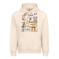 Sandshell paris bonjour eiffel tower paris lover paris traveling vacay Urban Hoodie - trangStudio